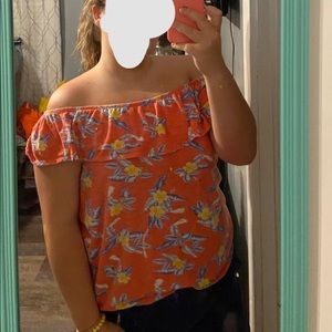 off the shoulder shirt